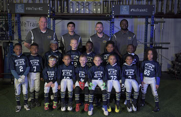 Kansas City Kindergarten, 1st Grade and 2nd Grade Flag Youth Football join the Missouri Wolverines Youth Football Club in Kansas City Missouri